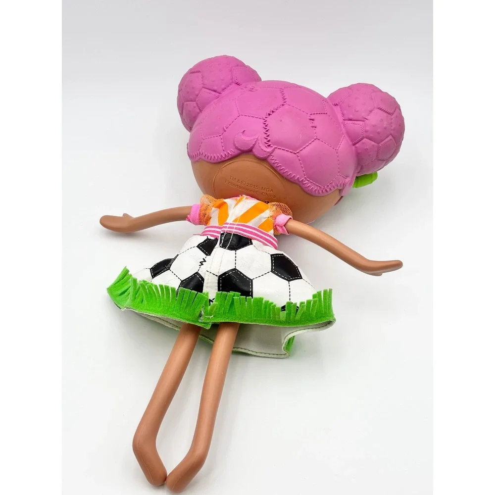 Lalaloopsy Soccer Doll Pink Hair Soccer Ball Skirt MGA Entertainment 2015 07-13